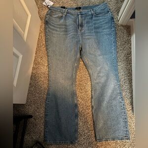 Able Classic Becky Blue Women's Jeans, Straight Leg Plus Size 20w